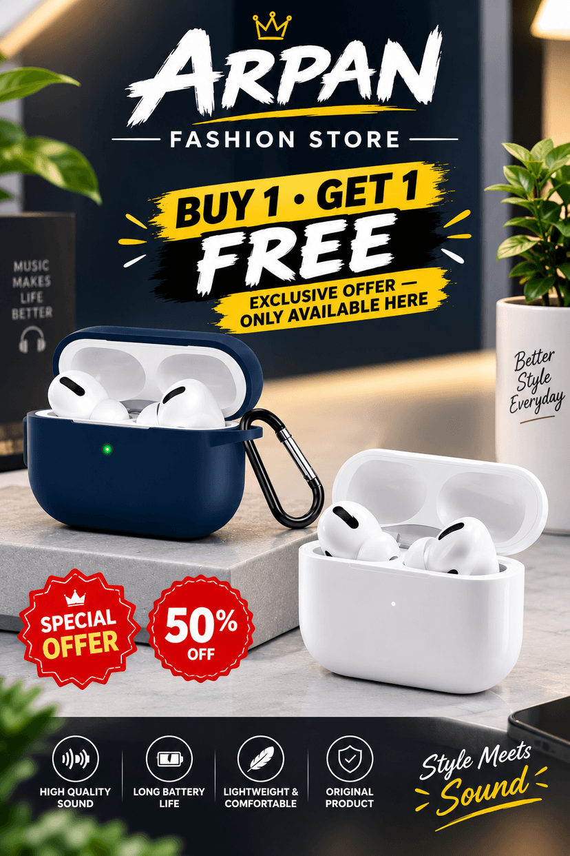 AIRPOD PRO - A True Wireless Bluetooth Headphone and Earphone - Image 1