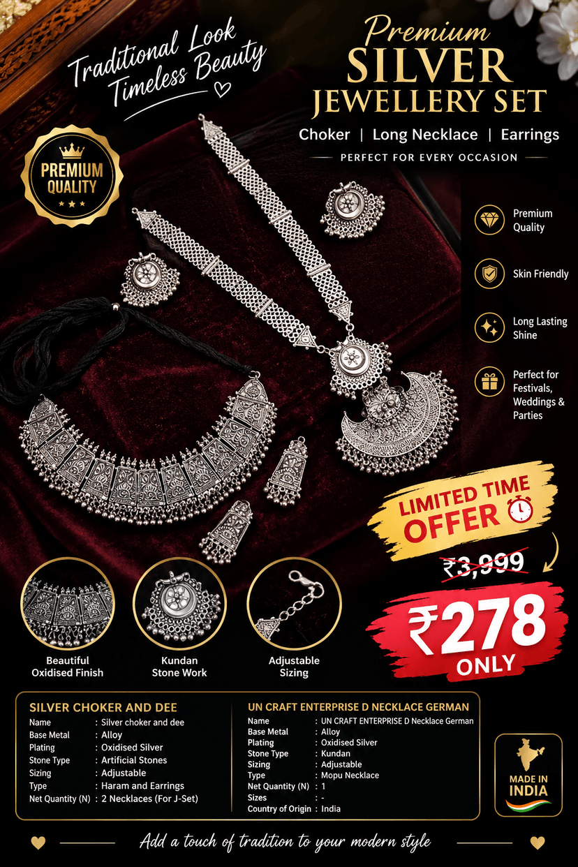 silver choker and dee | combo offer ✅ - Image 1